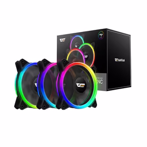 Набор вентиляторов для компьютера ARGB Darkflash DR12 Pro 3in1 120x120 (черный)