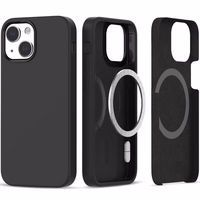 Tech-Protect Silikoninis Magnetinis dėklas telefonui iPhone 13 / 14 - Juodas