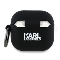 Karl Lagerfeld Silikoninis Choupette Head 3D dėklas AirPods 4 – juodas
