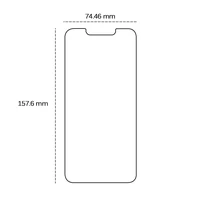 Grūdintas stiklas 2,5D iPhone 14 Pro Max