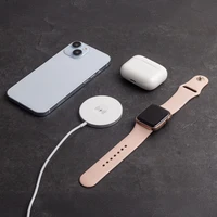 "Forever MAWC-400" magnetinis belaidis įkroviklis 15W, baltas 3in1