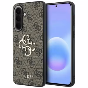 GUESS чехол для Samsung Galaxy A57 GUHCSA574GMGBR (4G Big Metal Logo) коричневый