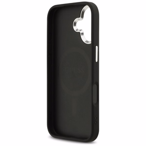 Guess 4G Classic Logo MagSafe dėklas iPhone 17, juodas