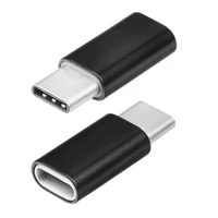 Adapteris Micro USB (moteriškas) į Type-C (vyriškas) juodas