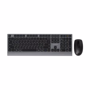 Gembird KBS-WPS-02-CYRL Keyboard and Mouse Set Wireless Cyrillic Bluetooth Black