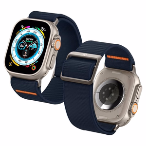 Spigen Fit Lite Ultra dirželis Apple Watch 4/5/6/7/8/9/SE/Ultra (42/44/45/49 mm) - tamsiai mėlynas