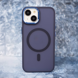Frozen Mag dėklas for iPhone 17 6,3" tamsiai mėlynas