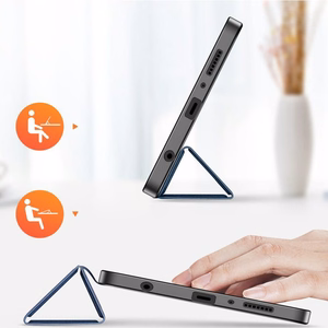 Dėklas Dux Ducis Domo Samsung X110/X115 Tab A9 8.7/X130/X135 Tab A11 8.7 tamsiai mėlynas