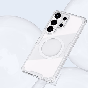 Nillkin Nature TPU Pro MagSafe suderinamas dėklas skirta Samsung Galaxy S26 Ultra baltas