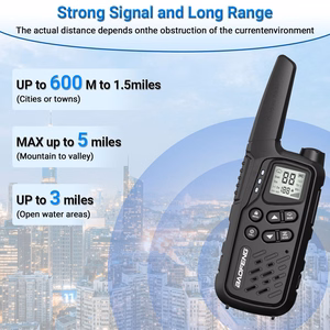 Baofeng BF-T25E walkie-talkies, 2 pcs., Black
