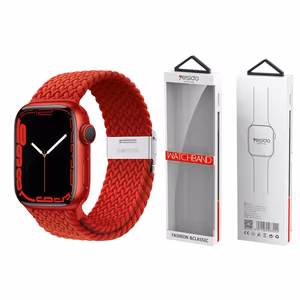 YESIDO WB23 Плетёный ремешок для Apple Watch 38/40/41 мм красный