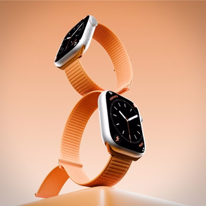 "Puro" sportinis dirželis "Apple Watch" 44/45/46/49 mm - Oranžinis