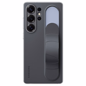 Samsung stovimas dėklas EF-GS938CBEGWW silikoninis dėklas su laikikliu / stovu Samsung Galaxy S25 Ultra - juodas