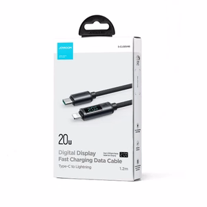 USB Кабель Joyroom "S-CL020A16" чёрный "Type-C / Lightning" 120см (до 20W)