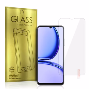 Grūdintas stiklas auksinis REALME C53 telefonui