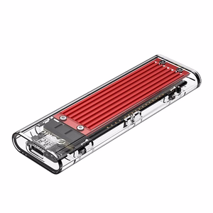 Orico TCM2-C3 M.2 NVME į USB-C 10Gb/s diskų įrenginys - raudonas