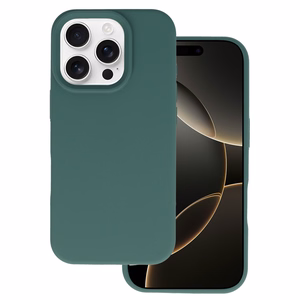 Tel Protect silikoninis dėklas telefonui Iphone 16 Pro Max tamsiai žalias