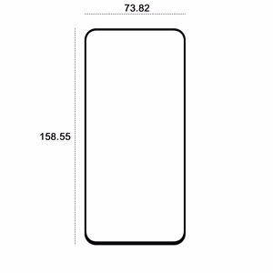 Etteri grūdintas stiklas 9D for Samsung Galaxy S24 FE