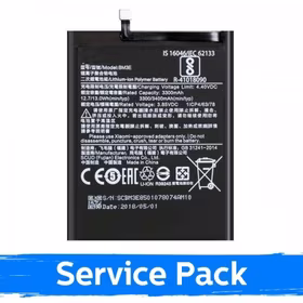 Baterija suderinama su Xiaomi Mi 8 3400mAh BM3E (Service Pack)