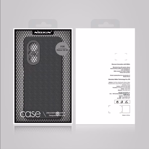Nillkin Textured dėklas patvarus sustiprintas dėklas su gelio rėmu ir nailono nugarėle Honor 50 SE juodas