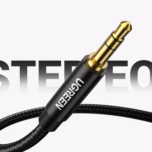 Ugreen AV112 AUX garso laidas tiesus minijack 3.5mm 1m - mėlynas