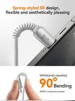 USB kabelis Joyroom S-A51 USB-A to USB-C 3A 1.2m pilkas