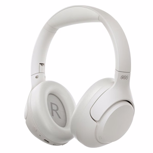 QCY H3 Over-Ear Headphones with ANC Bluetooth 5.4 Hi-Res Audio - White
