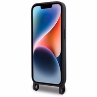 Karl Lagerfeld KLHCP15XSCBSCNK iPhone 15 Pro Max 6.7" kietas dėklas juodas/juodas Crossbody Silikoninis Choupette