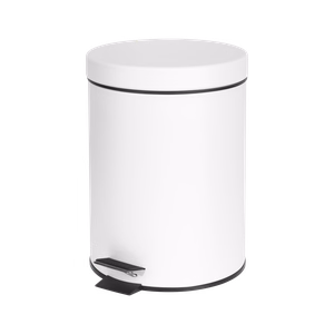 Bathroom waste bin, 3 L, white
