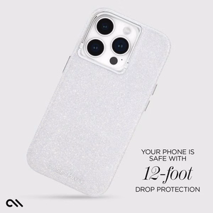 Case-Mate Shimmer MagSafe dėklas, skirtas iPhone 15 Pro, vaivorykštinis