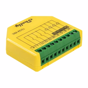 SHELLY Plus RGBW PM Wi-Fi/Bluetooth LED juostos valdiklis (2 vnt. pakuotė)