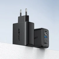 Acefast 2in1 įkroviklis GaN 65W USB Type C / USB, HDMI adapteris 4K @ 60Hz (rinkinys su kabeliu) baltas (A17 baltas)
