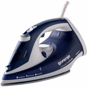 Gorenje SIH2200BLC Steam Iron 2200 W Water tank capacity 280 ml Continuous steam 30 g/min Steam boost performance 90 g/min Blue/White