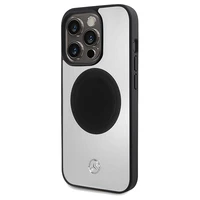 Mercedes Odinis&Alu Magnetinis dėklas telefonui iPhone 15 Pro - sidabrinis