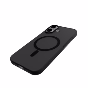 Puro Daylight Magnetinis suderinamas silikoninis dėklas telefonui iPhone 17 - permatomas juodas