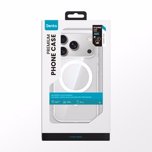 Benks magnetinis Crystal dėklas Iphone 17 Air telefonui skaidrus (su kameros valdymo mygtuku)