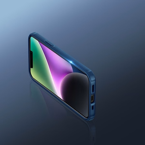 Nillkin CamShield Pro Magnetinis dėklas iPhone 14 Plus dėklas su kameros apsauga mėlynas (su MagSafe)