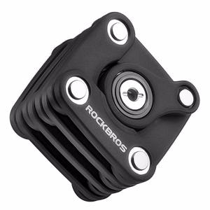 Rockbros WD795 sulankstoma dviračio spyna - juoda