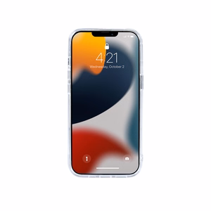 Crong Clear MAG Cover dėklas, skirtas iPhone 13 Mini, suderinamas su MagSafe, skaidrus
