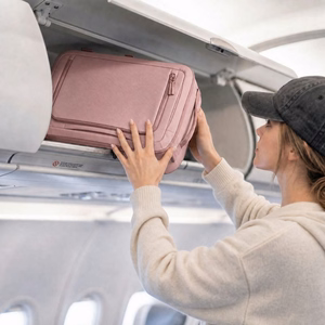 Tech-Protect Defender S50 kuprinė Ryanair ir Wizzar, 20L nešiojamam kompiuteriui - rožinė
