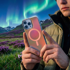 Tecto Shield Aurora dėklas skirtas iPhone 15 Pro Max 6,7" rožinis