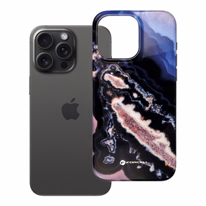 FORCELL F-PROTECT Mirage, karinio standarto išbandytas dėklas telefonui su MagSafe, skirtas IPHONE 15 PRO MAX, auksinės salos spalvos