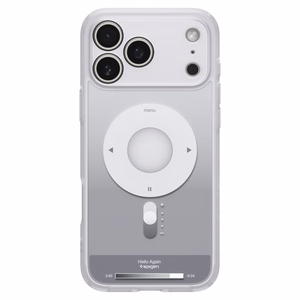 Spigen Ultra Hybrid MagSafe dėklas iPhone 18 Pro / 17 Pro, sidabrinis