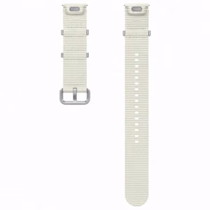 Dirželis ET-SOL30SWE Samsung Galaxy Watch 4/4 Classic/5/5 Pro/6/6 Classic/7/FE stilingas sportinis S/M kreminės spalvos
