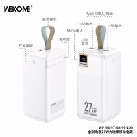 Išorinė baterija WK Design "WP-96" balta 30000mAh (27W)
