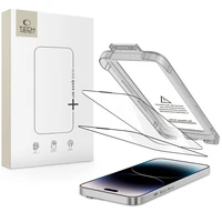 Tech-Protect Quick Set+ 2-jų rinkinys grūdintas stiklas iPhone 14 Pro - juodas