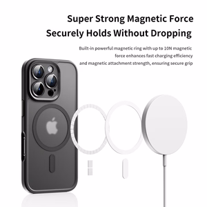 Rock Guard Touch Matte Series Magnetinis dėklas telefonui Iphone 16 Pro Max mėlynas