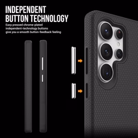 Dėklas Perfectionists Triangle Case Samsung S928 S24 Ultra juodas