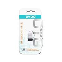 BWOO adapteris USB-C - USB pilkas OTG BZ-38