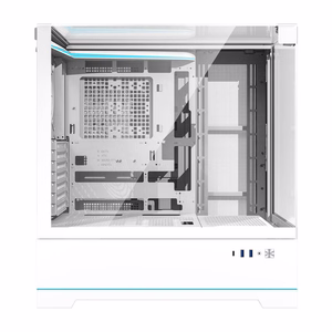Darkflash DY450 kompiuterio korpusas be ventiliatorių (baltas)